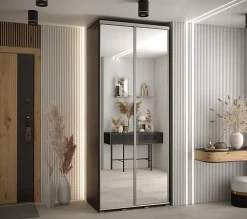 Armoire Davos 2 a portes coulissantes H. 235,2 x L. 110 x P. 45 2 portes