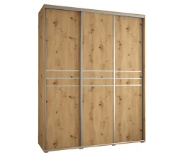 Armoire Davos 10 a portes coulissantes H. 235,2 x L. 200 x P. 60 3 portes