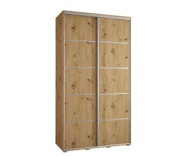 Armoire Davos 4 a portes coulissantes H. 235,2 x L. 130 x P. 45 2 portes