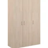 Armoire de chambre - EASY LIFE - Chene - 3 portes - 120,2 x 180 x 49,7 - PARISOT