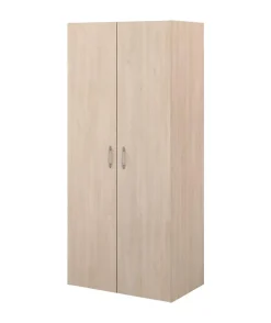 Armoire de chambre - EASY LIFE - Chene - 2 portes - 80,2 x 180 x 49,7 - PARISOT