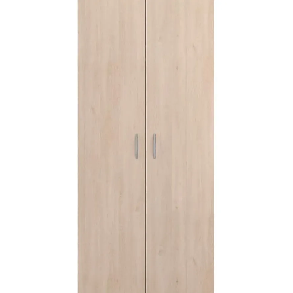 Armoire de chambre - EASY LIFE - Chene - 2 portes - 80,2 x 180 x 49,7 - PARISOT