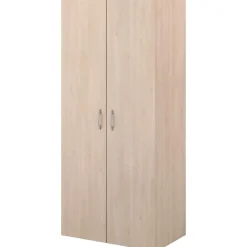 Armoire de chambre - EASY LIFE - Chene - 2 portes - 80,2 x 180 x 49,7 - PARISOT