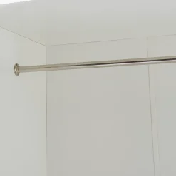 Armoire de chambre Eiselfing avec 1 compartiment 176 x 80 x 52 cm blanc en.casa