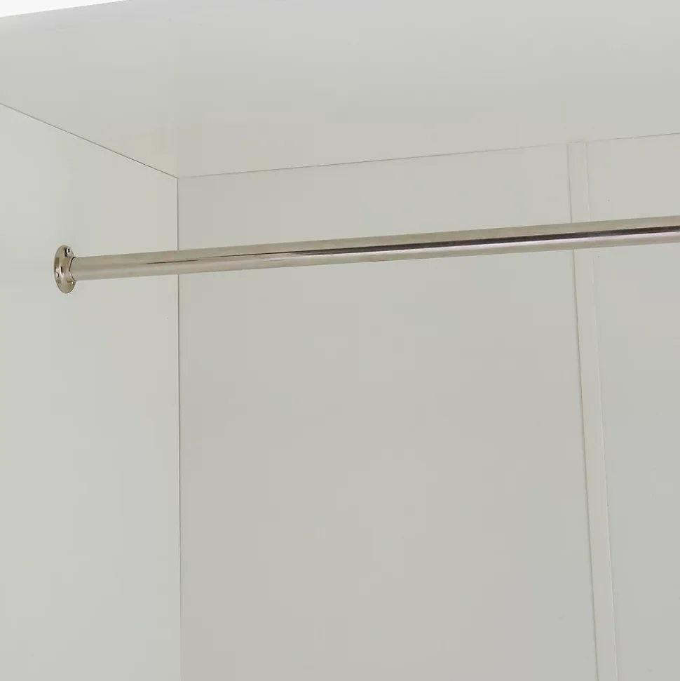Armoire de chambre Eiselfing avec 1 compartiment 176 x 80 x 52 cm blanc en.casa