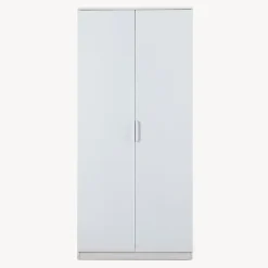 Armoire de chambre Eiselfing avec 1 compartiment 176 x 80 x 52 cm blanc en.casa