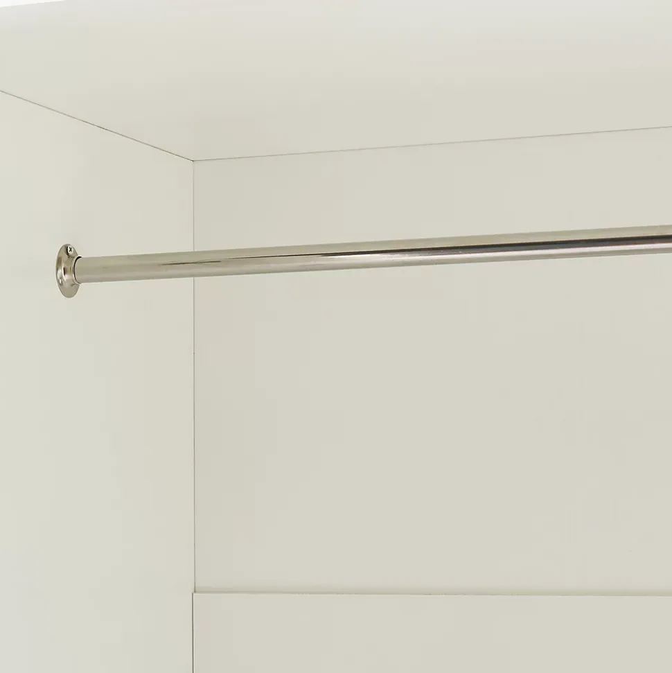 Armoire de chambre Eiselfing avec 4 étagères 176 x 120 x 52 cm blanc en.casa