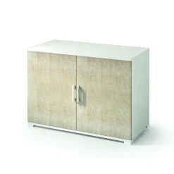 Armoire De Rangement À Double Porte En Chêne L.90Cm
