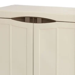 Armoire de rangement 2 portes 2 Etagères 70 x 47 x 97cm 4 pieds Charge 50kg max INTEC