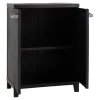 Armoire de rangement vendue par 2 en résine haute et basse H. 172 cm et H. 88 cm