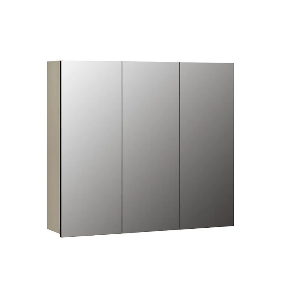 Armoire de toilette 3 portes miroir L90 cm - PUREBLISS