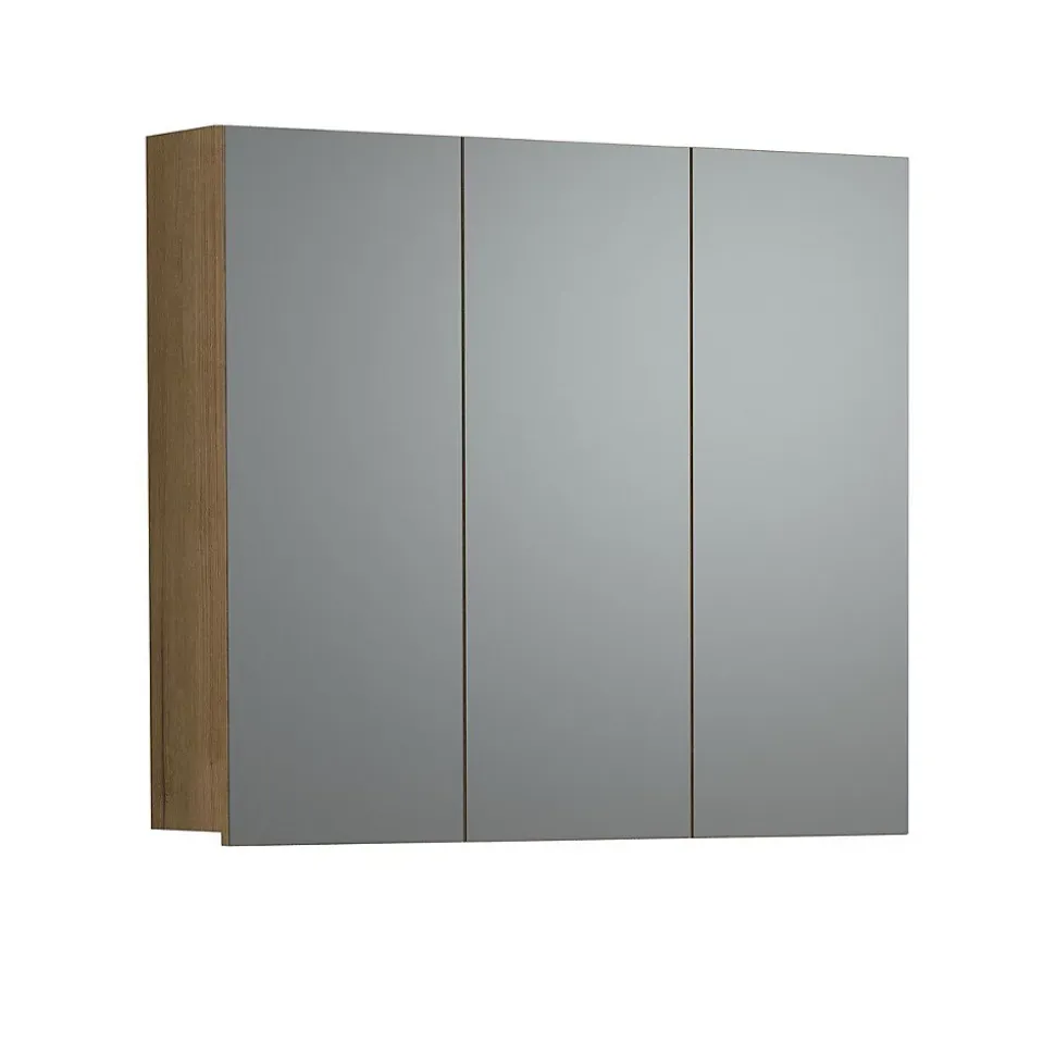 Armoire de toilette 3 portes miroir L90 cm - PUREBLISS