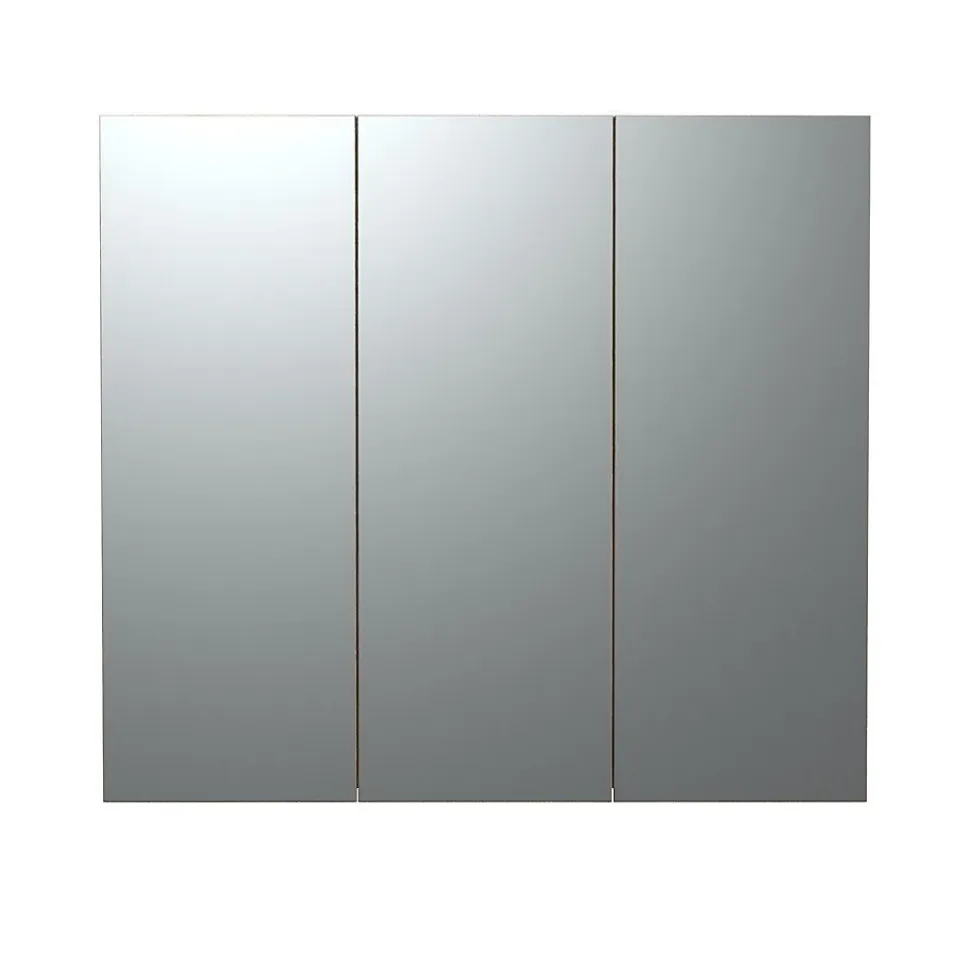Armoire de toilette 3 portes miroir L90 cm - PUREBLISS