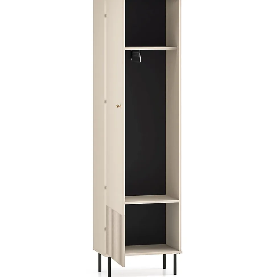 Armoire d'entrée 55 cm Beige CALETTO