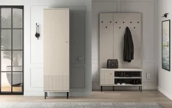 Armoire d'entrée 55 cm Beige CALETTO