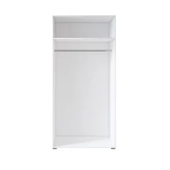 Armoire design 100 cm 2 portes avec grands miroirs collection JUPITER