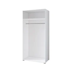 Armoire design 100 cm 2 portes avec grands miroirs collection JUPITER
