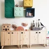 Armoire Dinamic horizontale à 2 portes en pin avec 3 tablettes 53,5x70,8x33cm