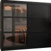 Armoire Dome 3 a portes coulissantes H. 200 x L. 200 x P. 62 2 portes