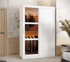 Armoire Dome 3 a portes coulissantes H. 200 x L. 120 x P. 62 2 portes