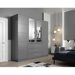Armoire Dortivu 154, 200x196x58cm