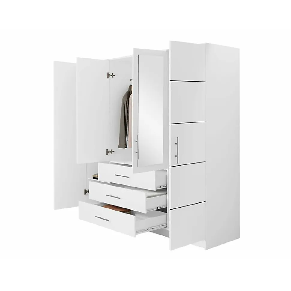 Armoire Dortivu 154, 200x196x58cm