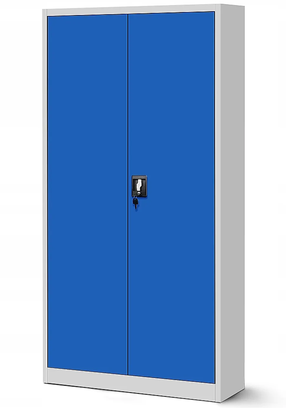 Armoire en métal verrouillable JAN, 900 x 1850 x 400 mm, gris bleu