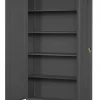 Armoire en métal verrouillable JAN H, 900 x 1950 x 400 mm, antracite