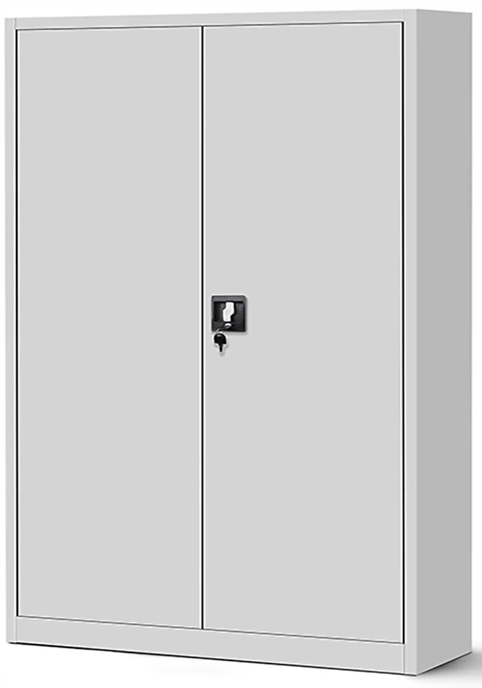 Armoire en métal verrouillable JAN H 1150 x 1850 x 400 mm gris