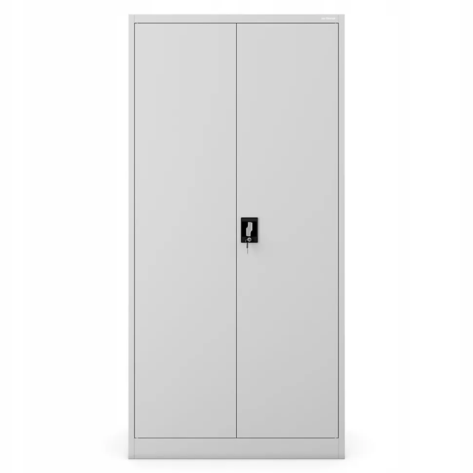 Armoire en métal verrouillable JAN, 900 x 1850 x 400 mm, gris