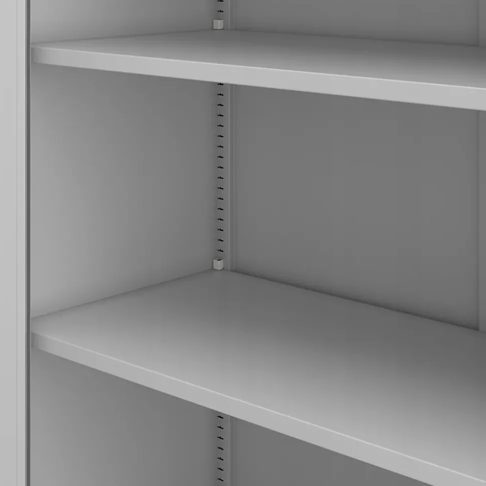 Armoire en métal verrouillable JAN, 900 x 1850 x 400 mm, gris