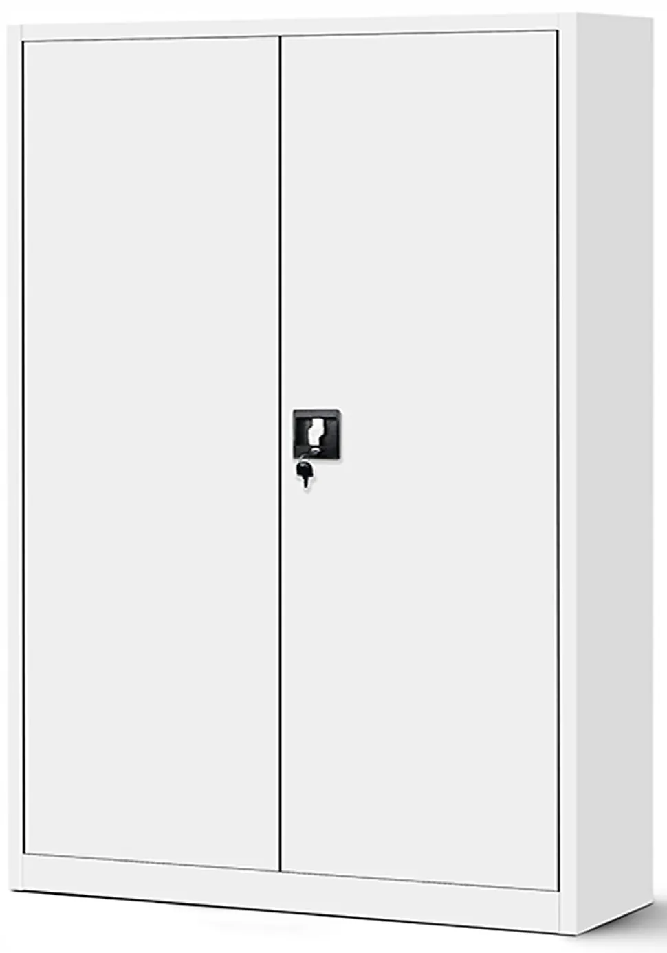 Armoire en métal verrouillable JAN H 1150 x 1850 x 400 mm blanc