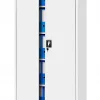 Armoire en métal verrouillable JAN, 900 x 1850 x 400 mm, blanc