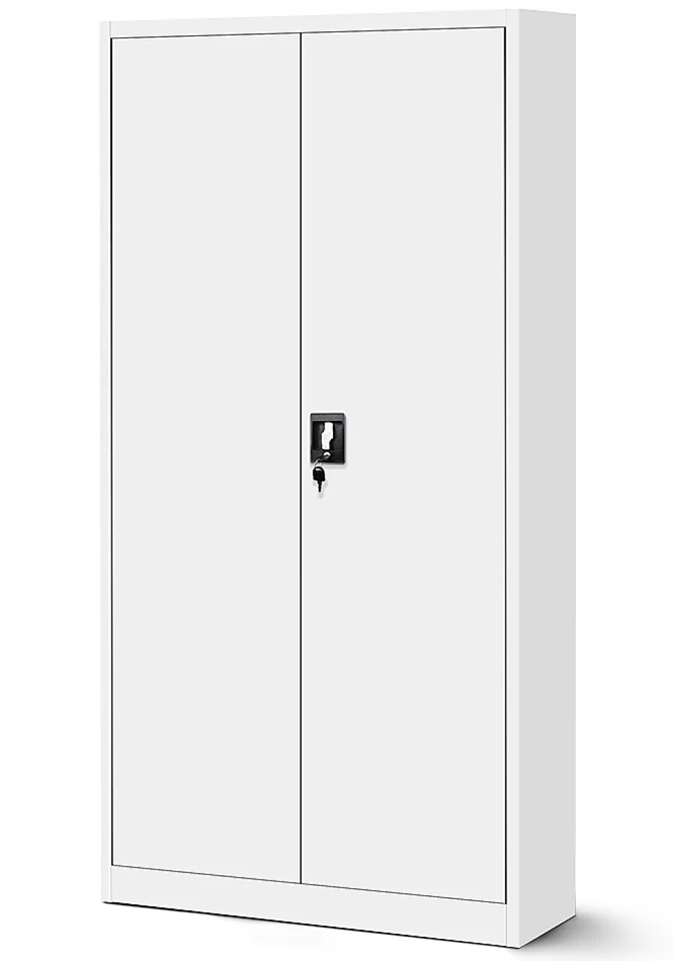 Armoire en métal verrouillable JAN, 900 x 1850 x 400 mm, blanc