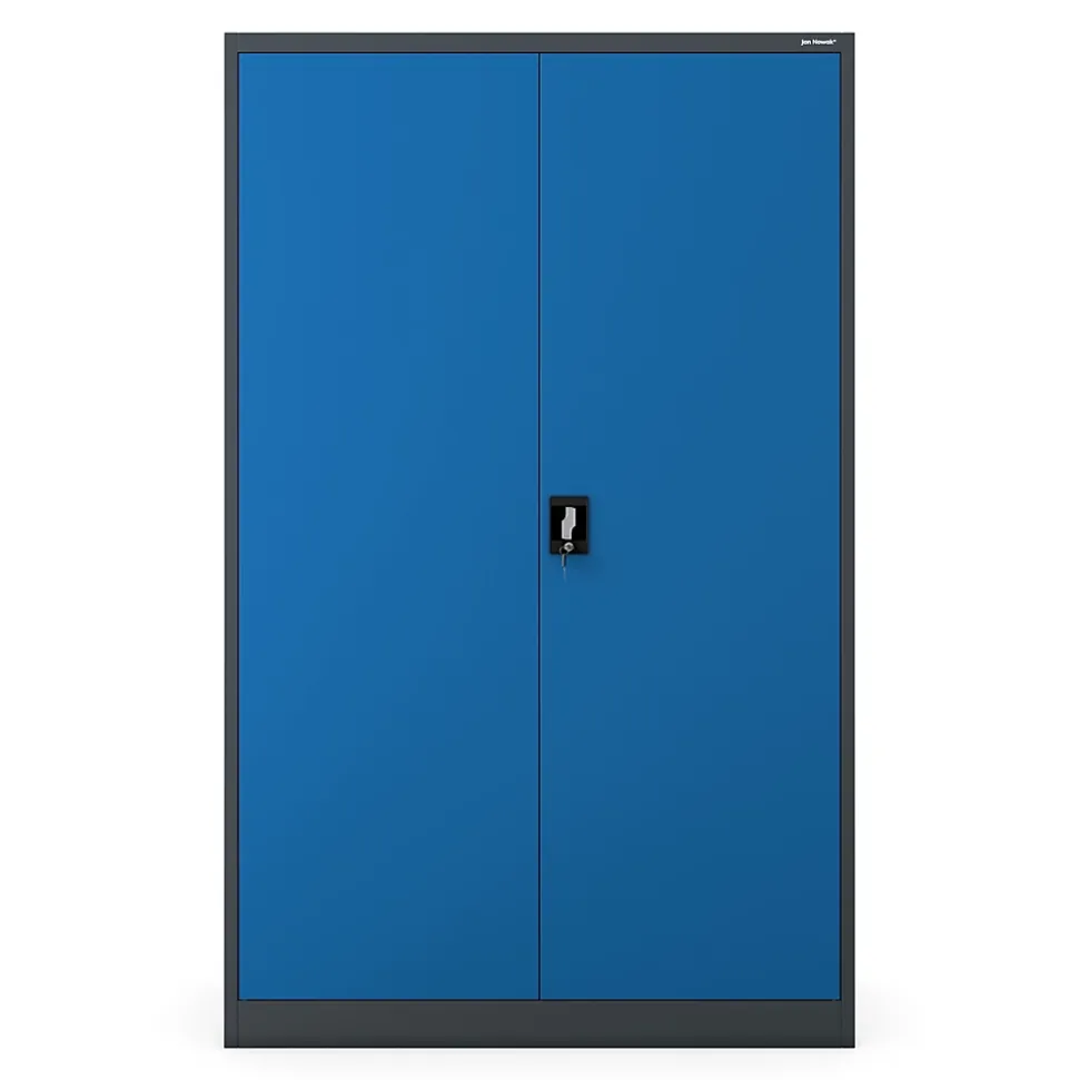 Armoire en métal verrouillable JAN H 1150 x 1850 x 400 mm bleu