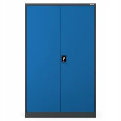 Armoire en métal verrouillable JAN H 1150 x 1850 x 400 mm bleu