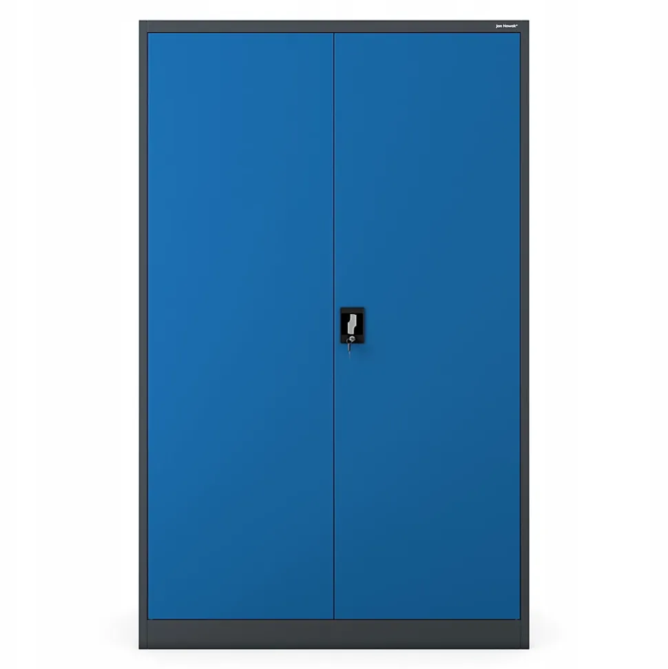 Armoire en métal verrouillable JAN H 1150 x 1850 x 400 mm bleu