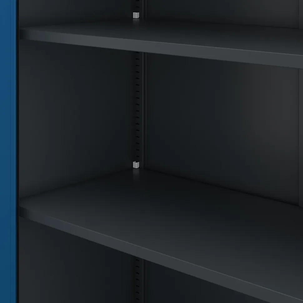 Armoire en métal verrouillable JAN H 1150 x 1850 x 400 mm bleu