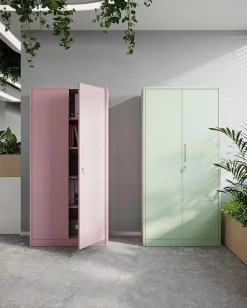 Armoire en métal verrouillable Jan Nowak 185x90x45 cm vert