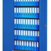 Armoire en métal verrouillable JAN H, 900 x 1950 x 400 mm, bleu