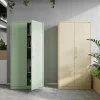 Armoire en métal verrouillable JAN H, 900 x 1950 x 400 mm, vert