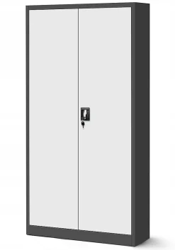 Armoire en métal verrouillable Jan Nowak 185x90x45 cm anthracite