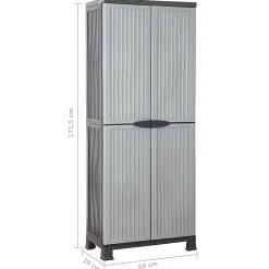 Armoire en plastique 68x39x171,5 cm vidaXL