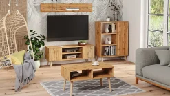 Armoire Fondi chêne artisanat or, Scandinave