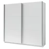 Armoire, garde robe 200 cm 2 portes coulissantes - blanc - Collection ARSALA