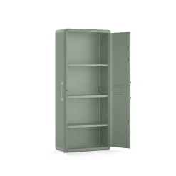 Armoire haute Keter Quadra vert L.68 x H.166 x P.39 cm