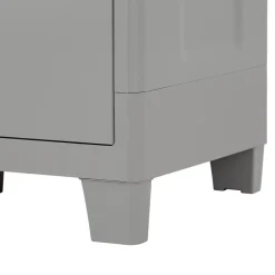 Armoire haute plastique 4 tablettes Major L.49 x H.182 x P.78 cm