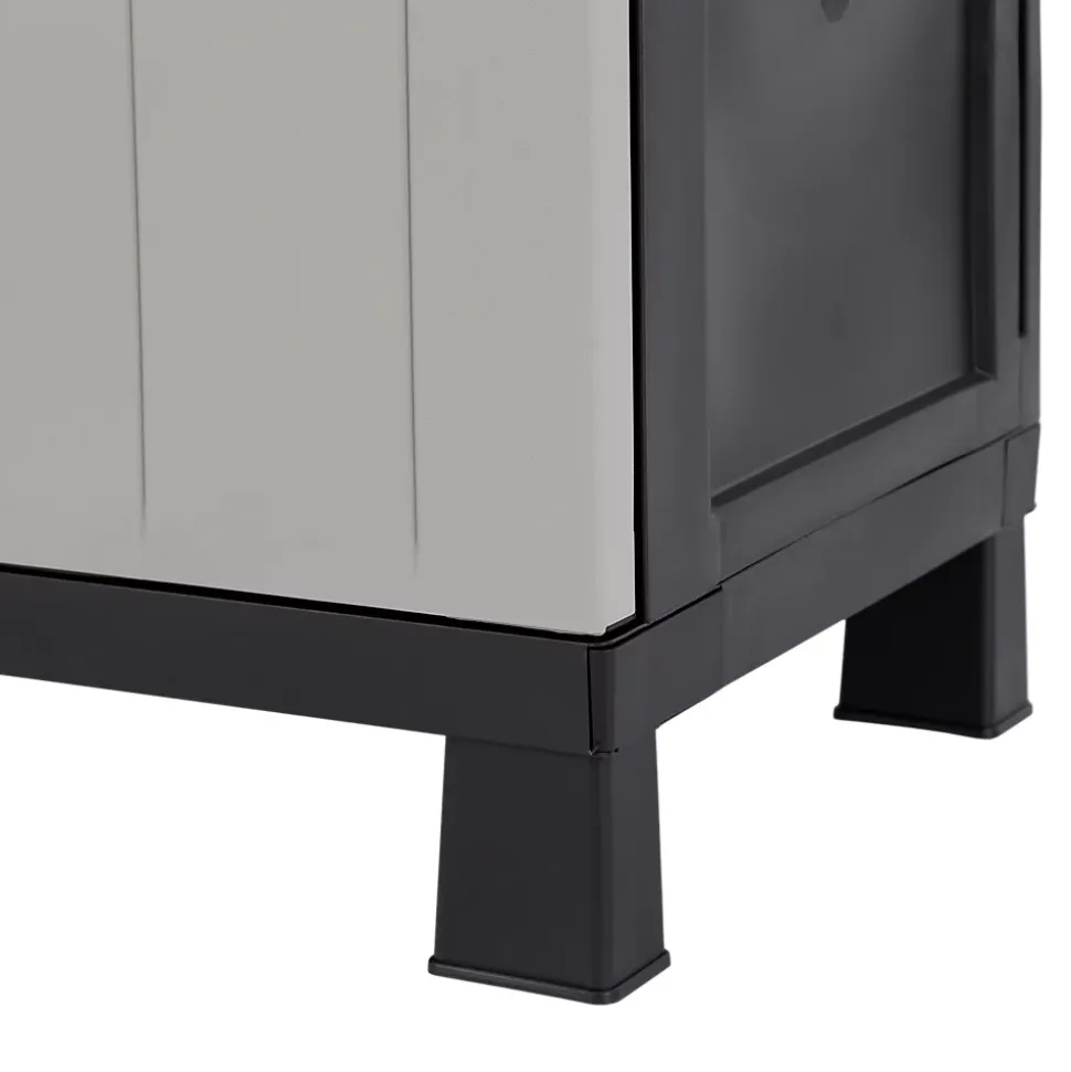 Armoire haute plastique 4 tablettes Links L.65 x H.173 x P.37 cm