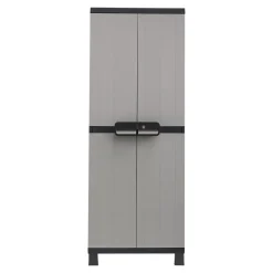 Armoire haute plastique 4 tablettes Links L.65 x H.173 x P.37 cm