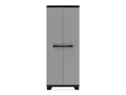 Armoire haute plastique 3 tablettes L.68 x H.173 x P.39 cm